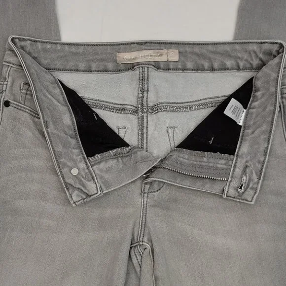 Athleta Sculptek Skinny Ankle Jeans Light Gray Size 0 - Picture 5 of 10